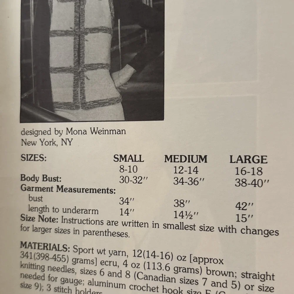 Leisure Art's, Leaflet 141, Vests For Women To Knit & Crochet, 1979